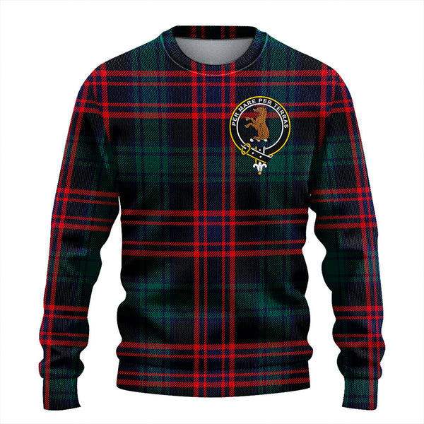 Alexander Hunting Modern Clan Badge Tartan Knitted Sweater