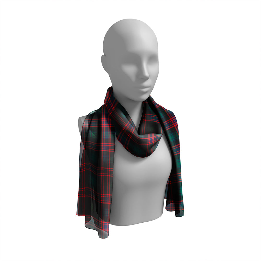 Alexander Hunting Modern Tartan Classic Silk Habotai Long Scarf