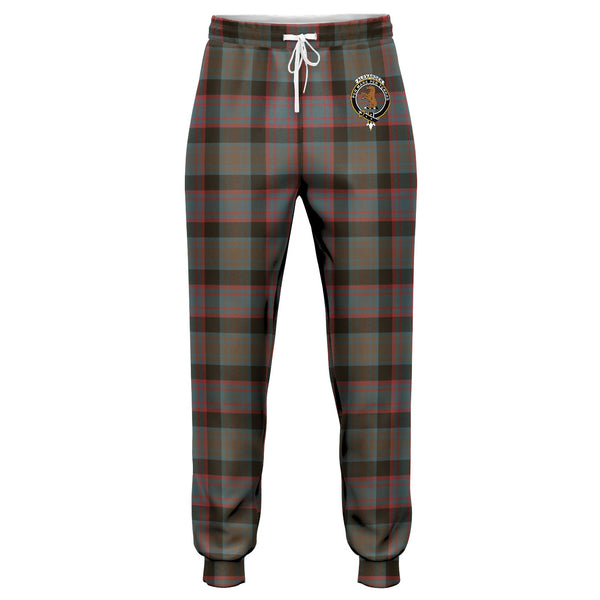 Alexander Hunting Weathered Clan Badge Tartan Jogger Pants