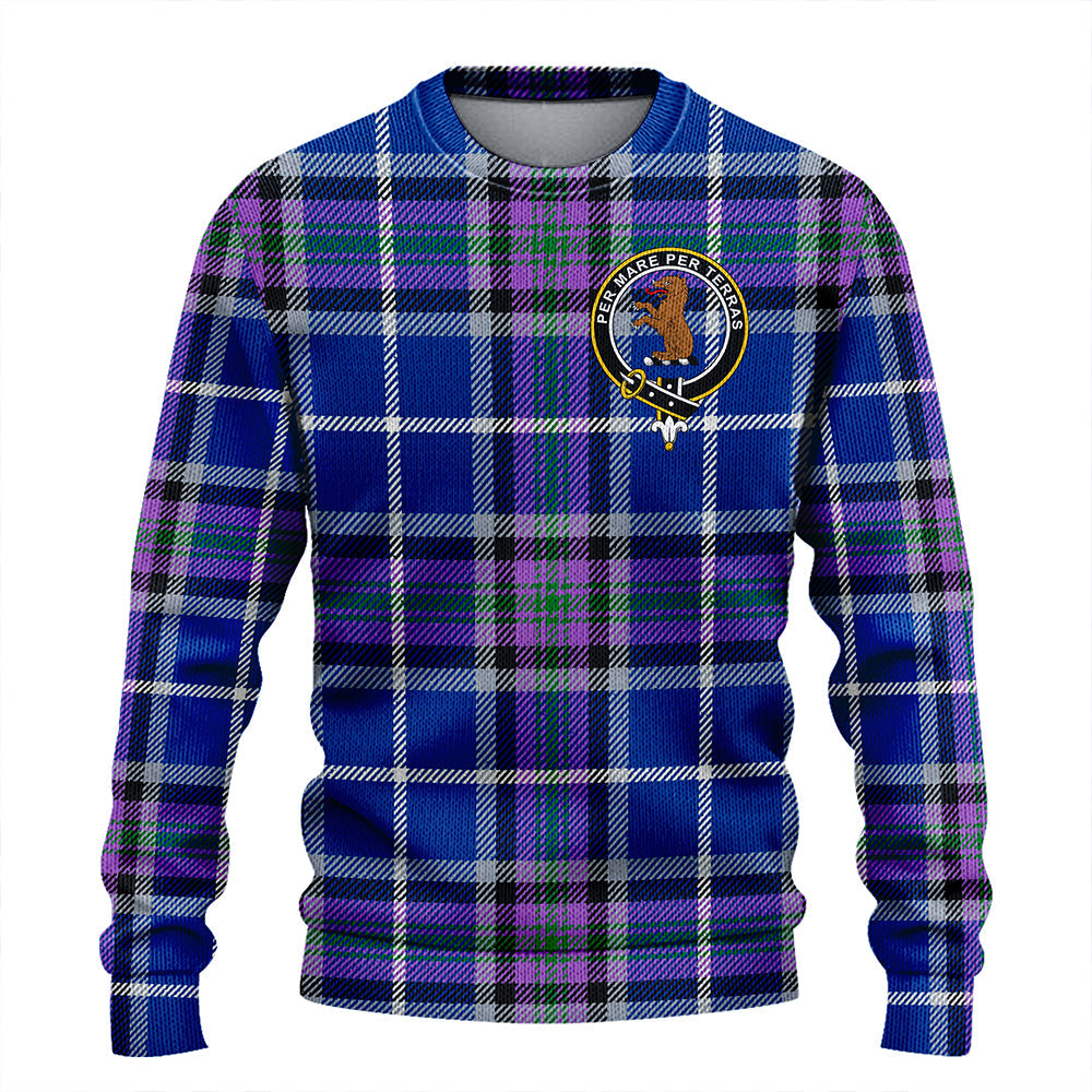 Alexander of Menstry Ancient Clan Badge Tartan Knitted Sweater