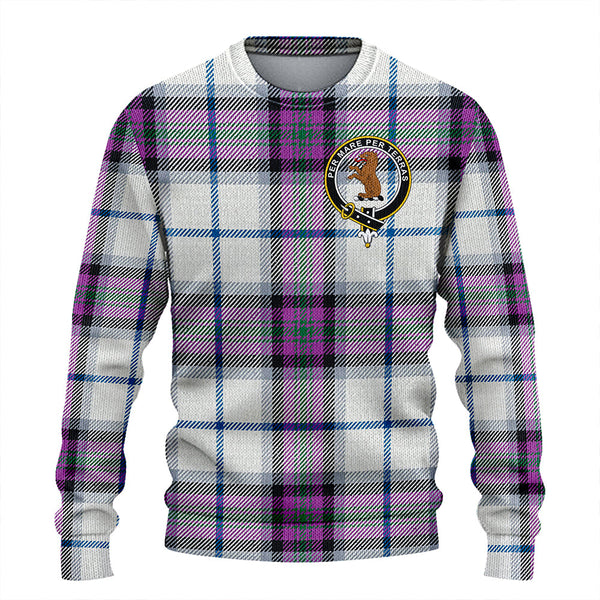 Alexander of Menstry Dress Ancient Clan Badge Tartan Knitted Sweater