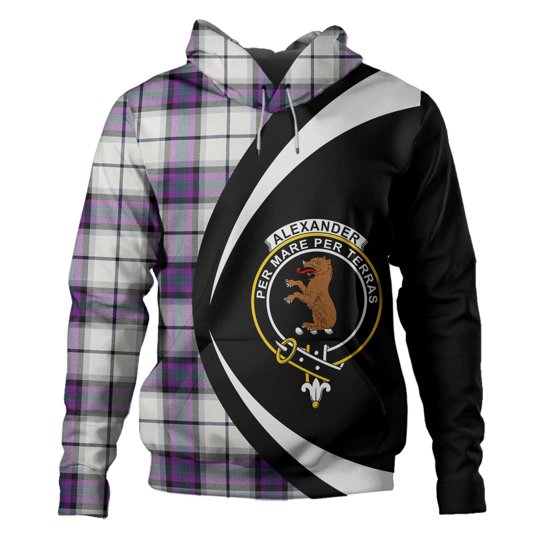 Alexander of Menstry Dress Modern Clan Badge Tartan Hoodie Circle Style