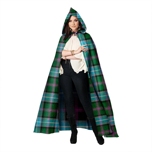 Alexander of Menstry Hunting Ancient Clan Badge Tartan Hooded Cloak