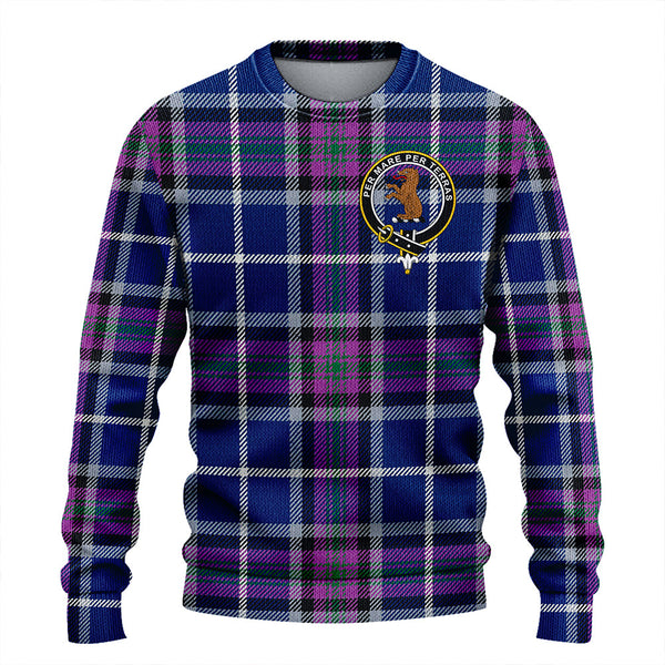 Alexander of Menstry Modern Clan Badge Tartan Knitted Sweater