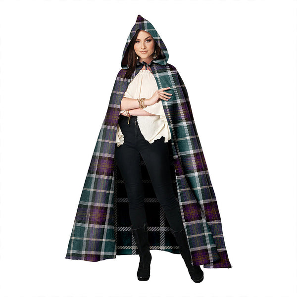 Alexander of Menstry Weathered Clan Badge Tartan Hooded Cloak