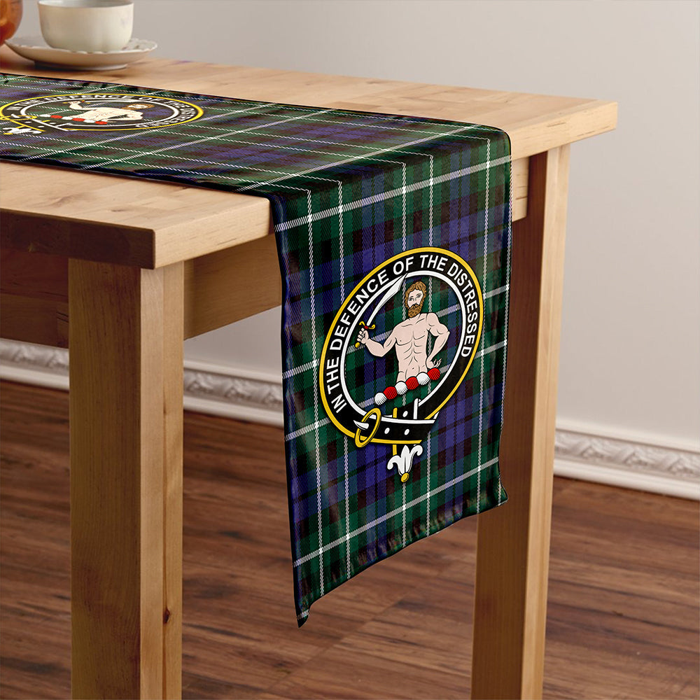 Allardice Clan Badge Tartan Table Runner