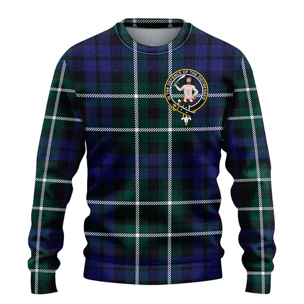 Allardice Clan Badge Tartan Knitted Sweater