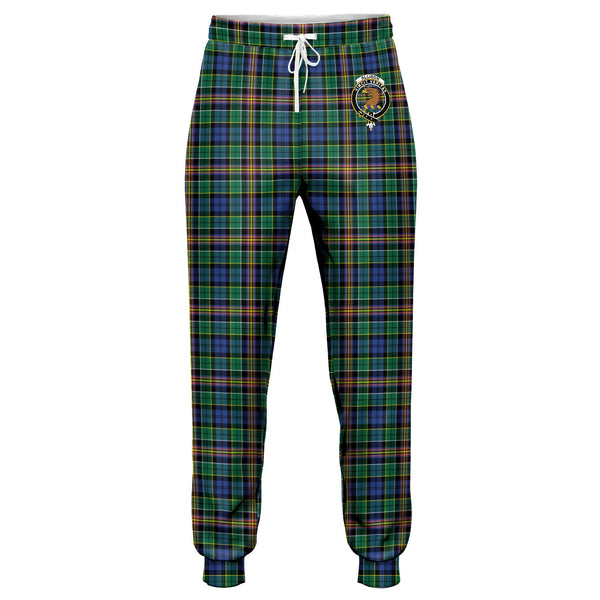 Allison Clan Badge Tartan Jogger Pants