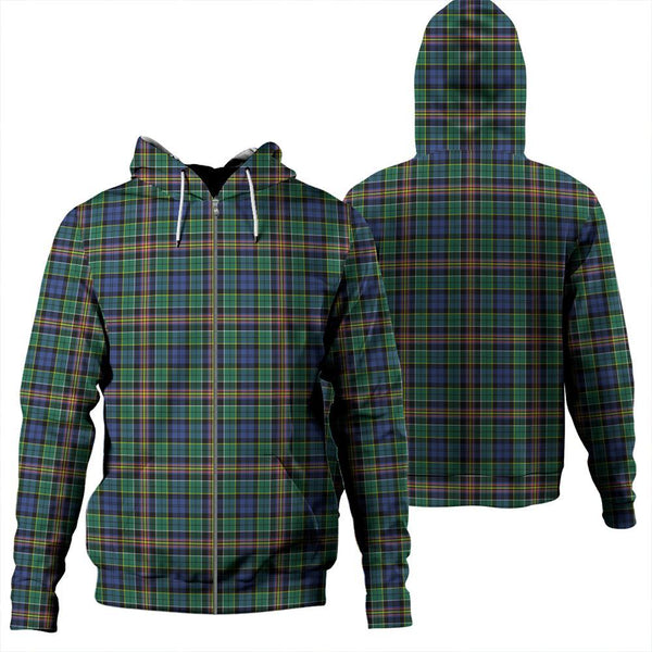 Allison Tartan Classic Zipper Hoodie