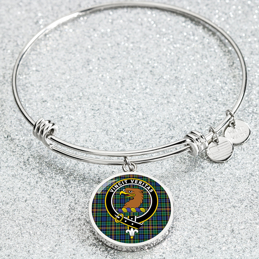 Allison Clan Badge Tartan Classic Circle Bangle