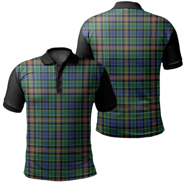 Allison Tartan Classic Polo Shirt Black Neck 1 Style