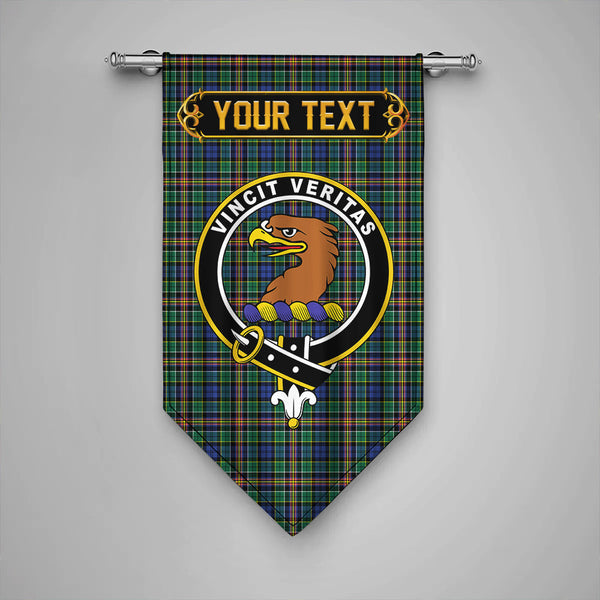 Allison Clan Badge Tartan Gonfalon Personalize