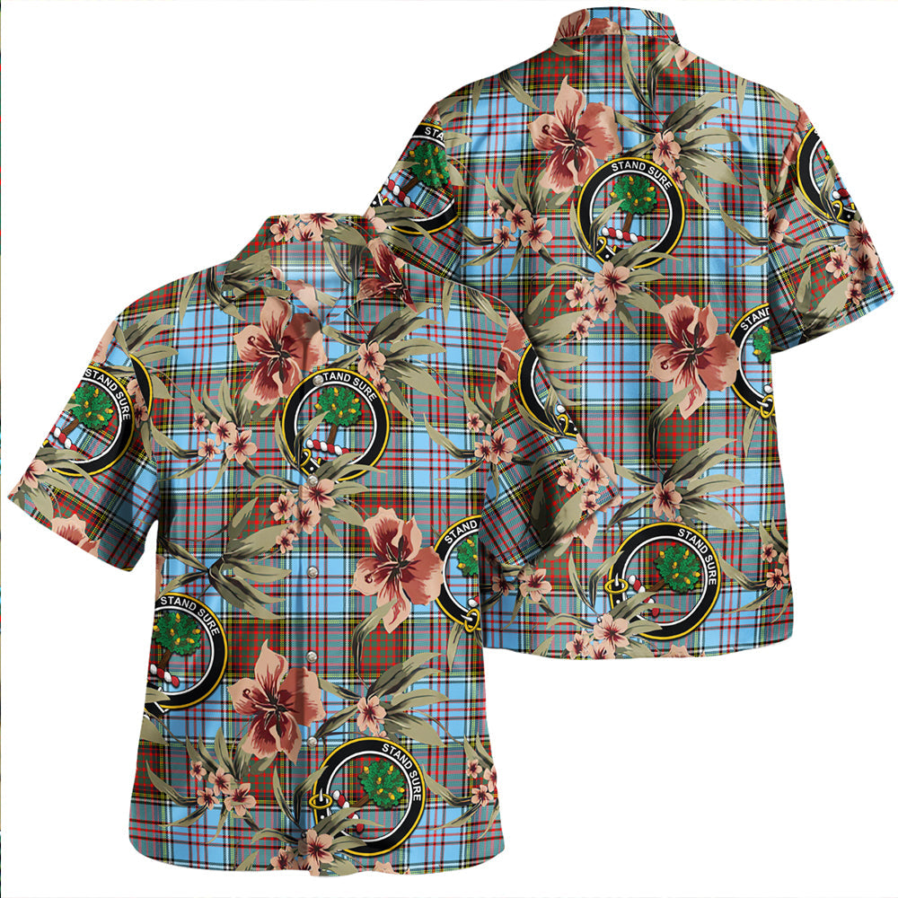 Anderson Ancient Clan Badge Tartan Aloha Hawaiian Shirt Tropical Old Style