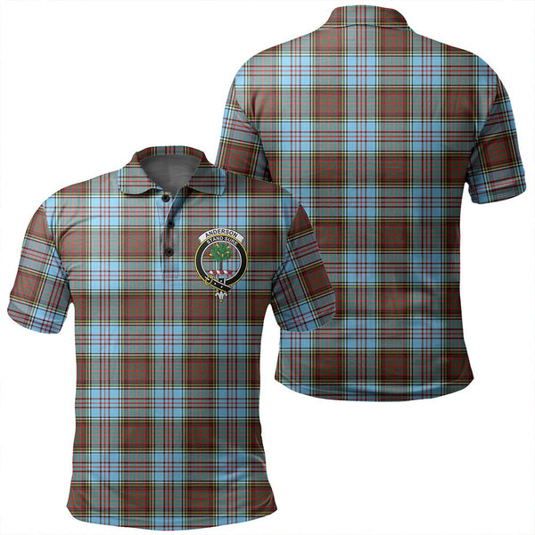 Anderson Ancient Tartan Classic Crest Polo Shirt