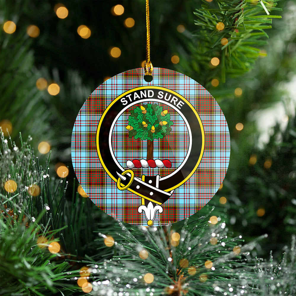 Anderson Ancient Clan Badge Tartan Plastic Christmas Ornaments