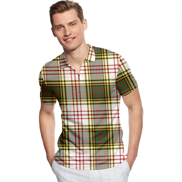 Anderson Arisaid #2 Tartan Classic Lapel Zip Short Sleeve Polo