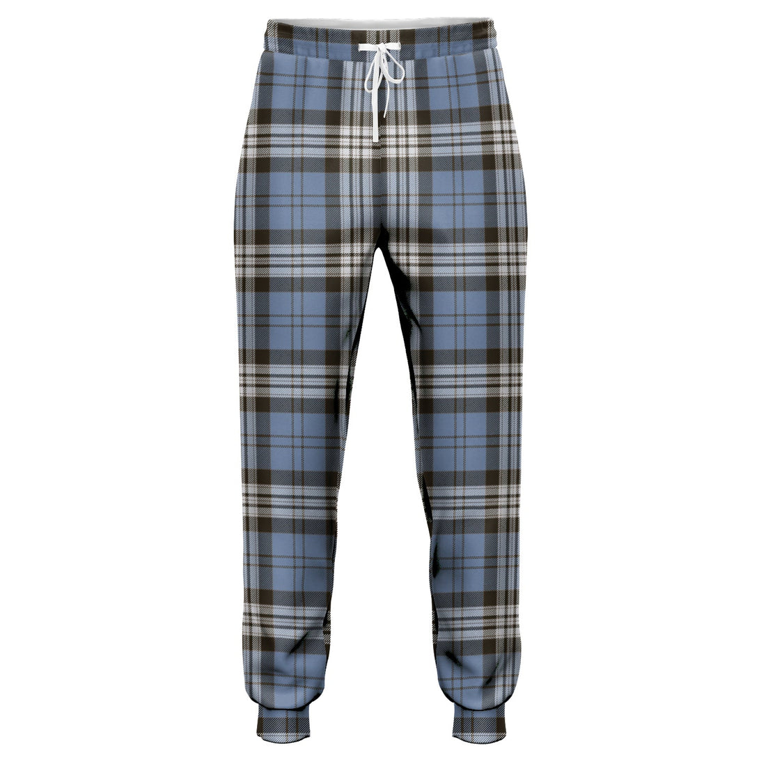 Anderson Blue Weathered Tartan Jogger Pants