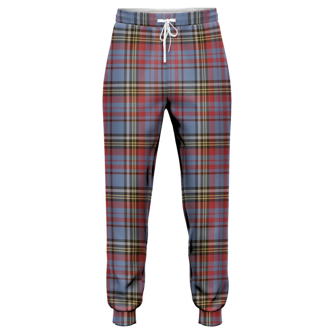 Anderson Blue Westwood Weathered Tartan Jogger Pants