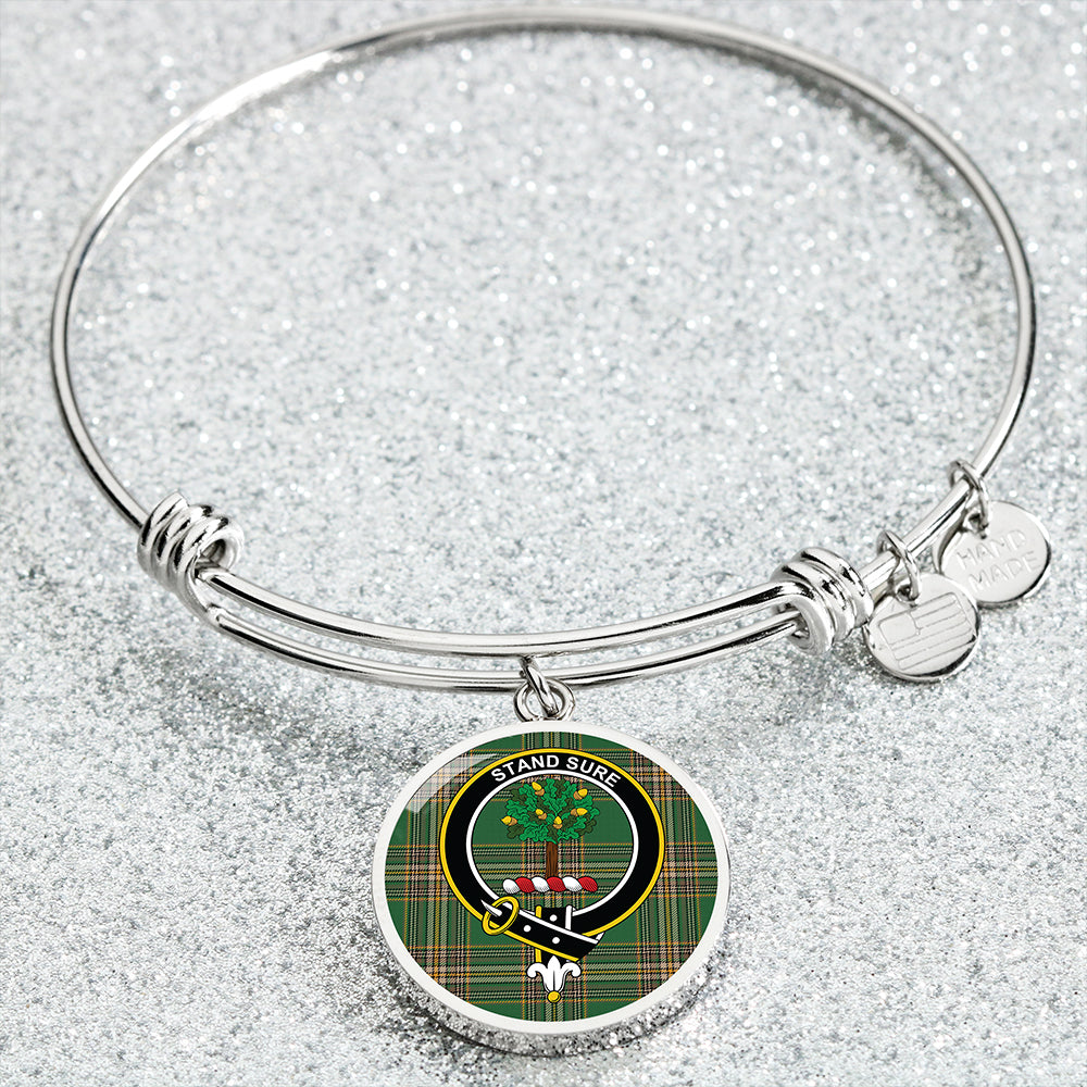 Anderson Green Ancient Clan Badge Tartan Classic Circle Bangle