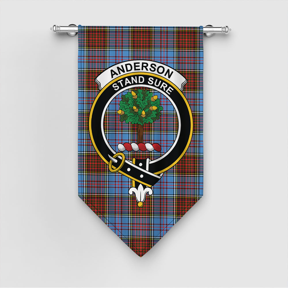 Anderson Modern Tartan Classic Crest Gonfalon