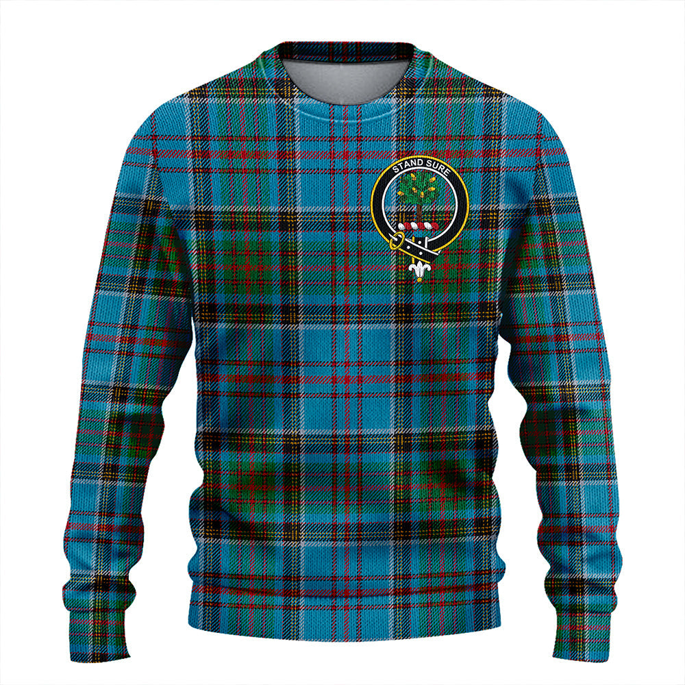 Anderson Old Modern Clan Badge Tartan Knitted Sweater