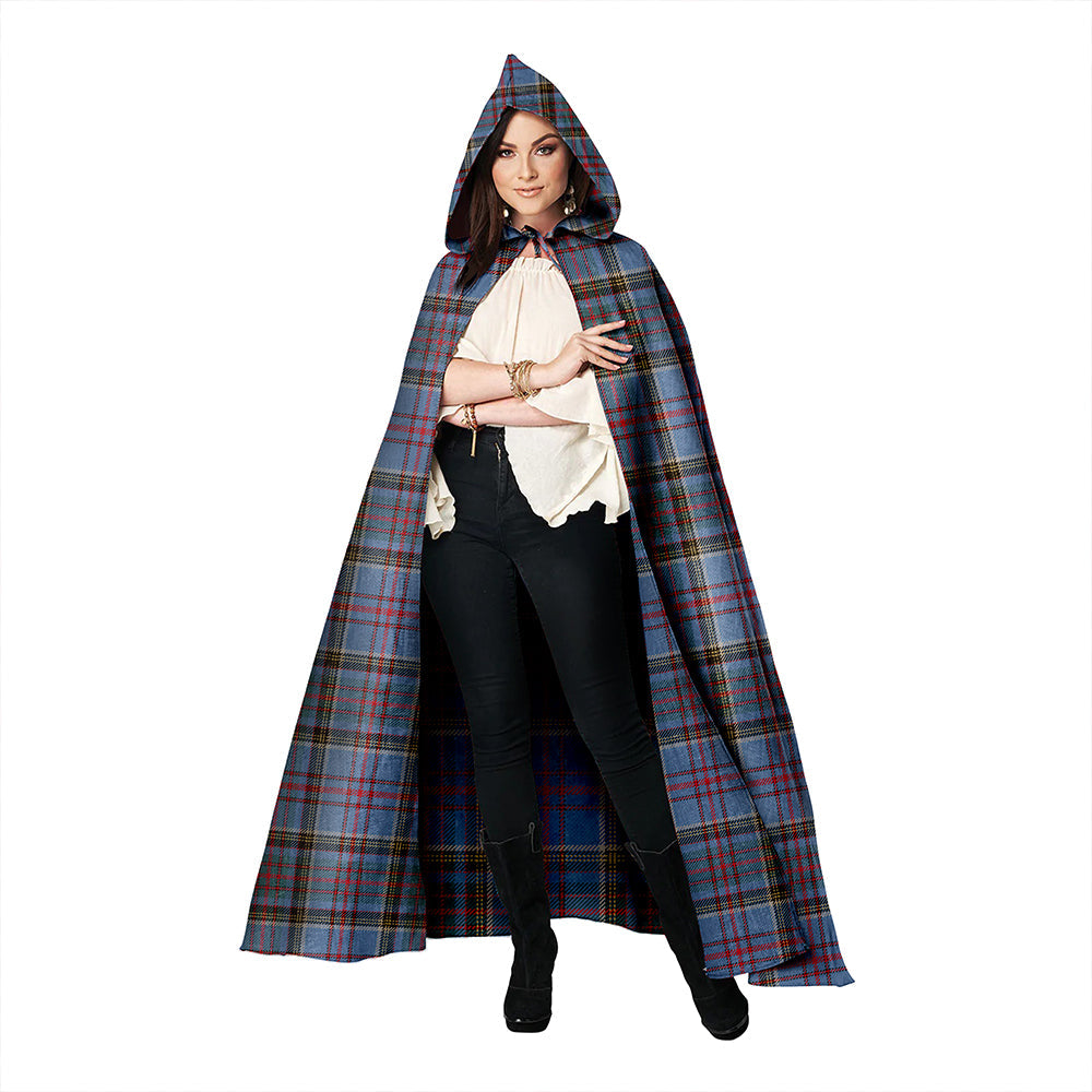 Anderson Old Weathered Clan Badge Tartan Hooded Cloak