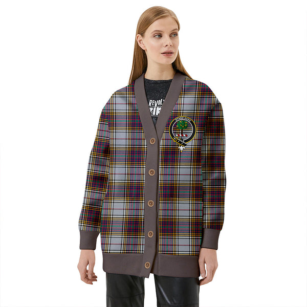 Anderson Ross Modern Clan Badge Tartan V-neck Cardigan