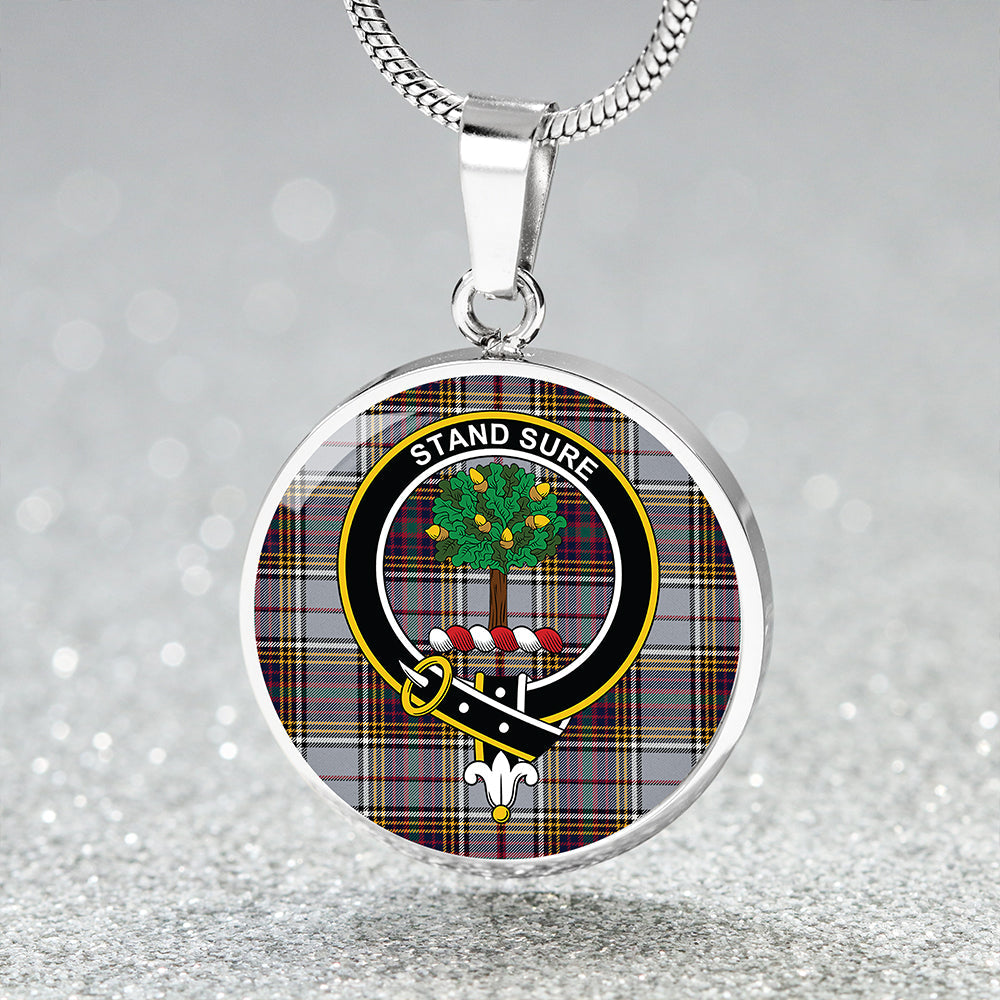 Anderson Ross Modern Clan Badge Tartan Classic Circle Necklace