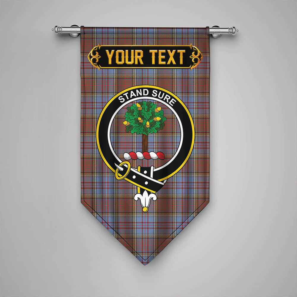 Anderson Weathered Clan Badge Tartan Gonfalon Personalize