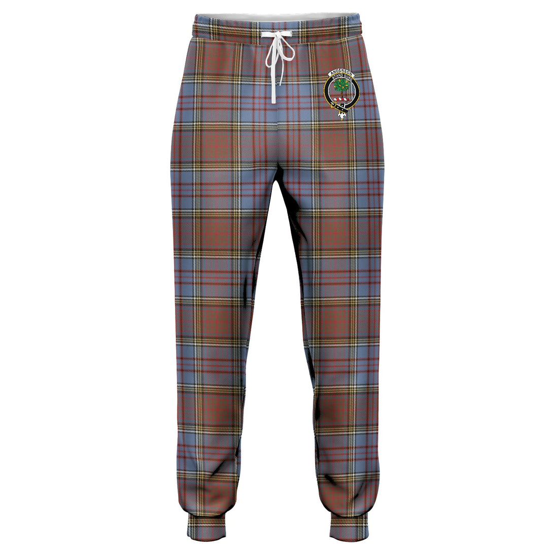 Anderson Weathered Clan Badge Tartan Jogger Pants