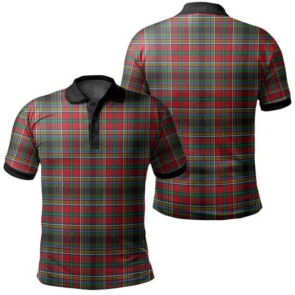 Anderson of Arbrake Tartan Classic Polo Shirt Black Neck 2 Style