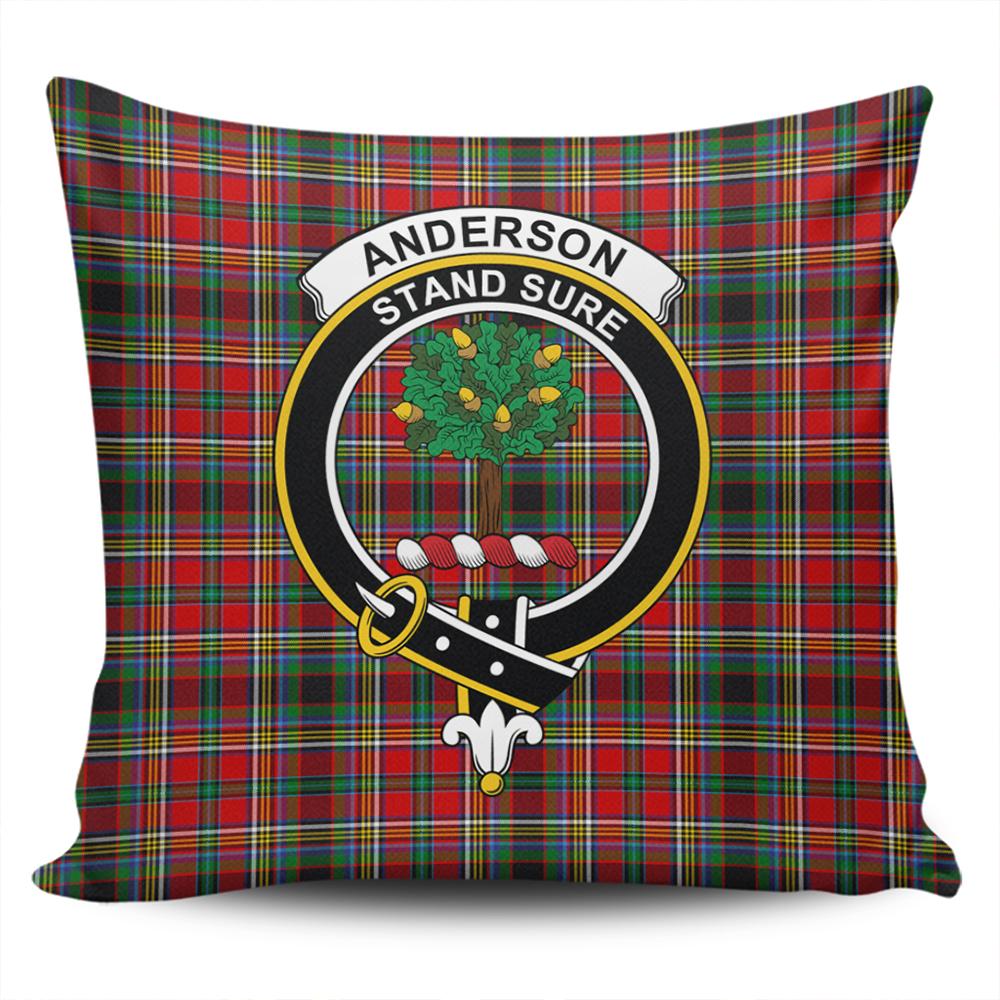 Anderson of Arbrake Tartan Classic Crest Pillow Cover