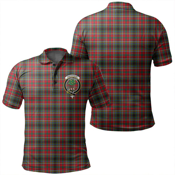 Anderson of Arbrake Tartan Classic Crest Polo Shirt