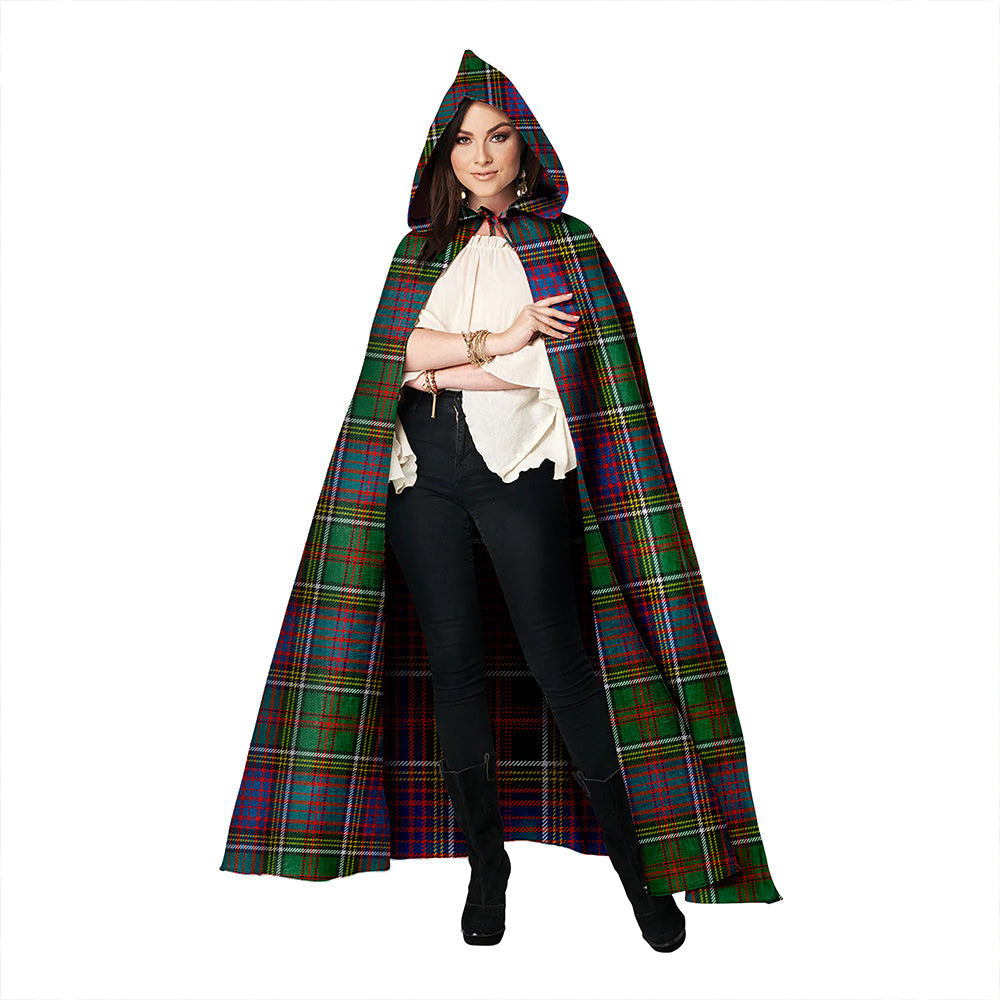 Anderson of Kinneddar Hunting Weathered Clan Badge Tartan Hooded Cloak