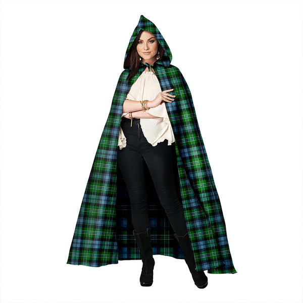 Arbuthnot Ancient Clan Badge Tartan Hooded Cloak