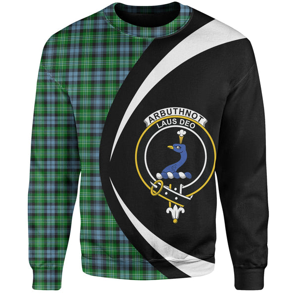 Arbuthnot Ancient Clan Badge Tartan Sweatshirt Circle Style Personalized