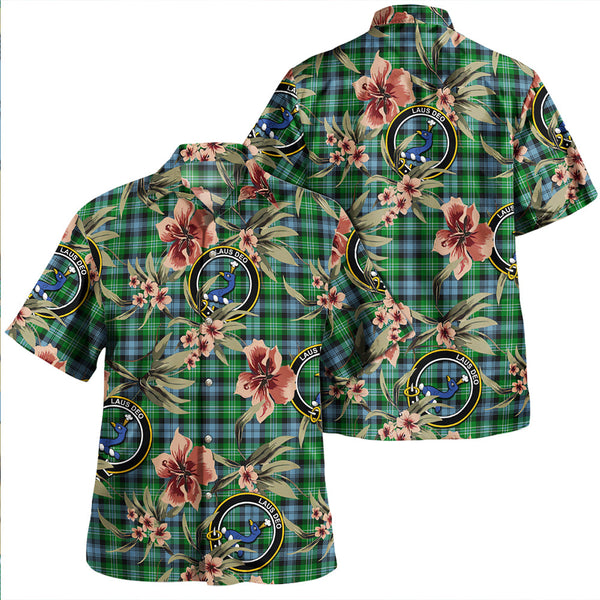 Arbuthnot Ancient Clan Badge Tartan Aloha Hawaiian Shirt Tropical Old Style