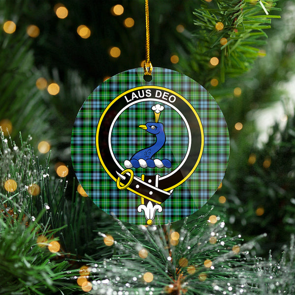 Arbuthnot Ancient Clan Badge Tartan Plastic Christmas Ornaments