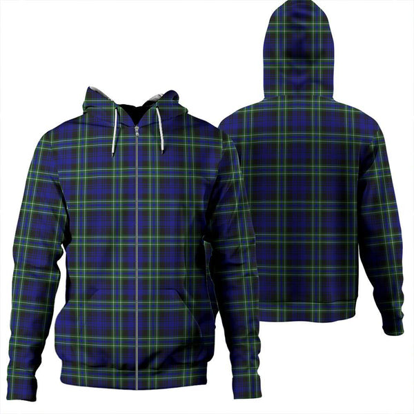 Arbuthnot Modern Tartan Classic Zipper Hoodie