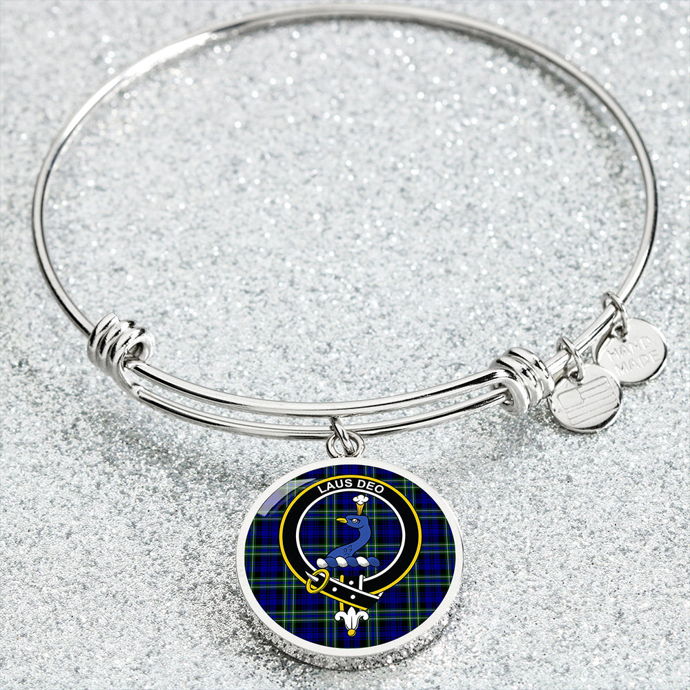 Arbuthnot Modern Clan Badge Tartan Classic Circle Bangle