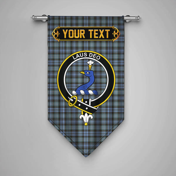 Arbuthnot Weathered Clan Badge Tartan Gonfalon Personalize