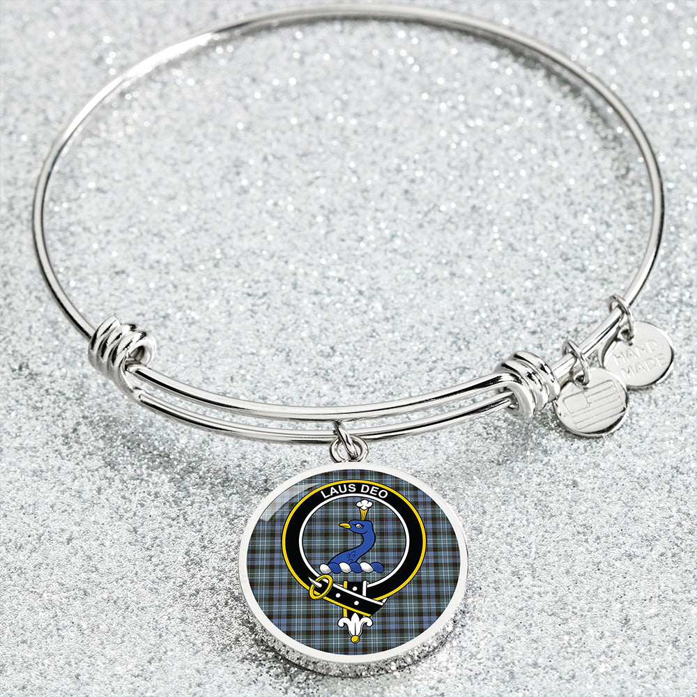 Arbuthnot Weathered Clan Badge Tartan Classic Circle Bangle