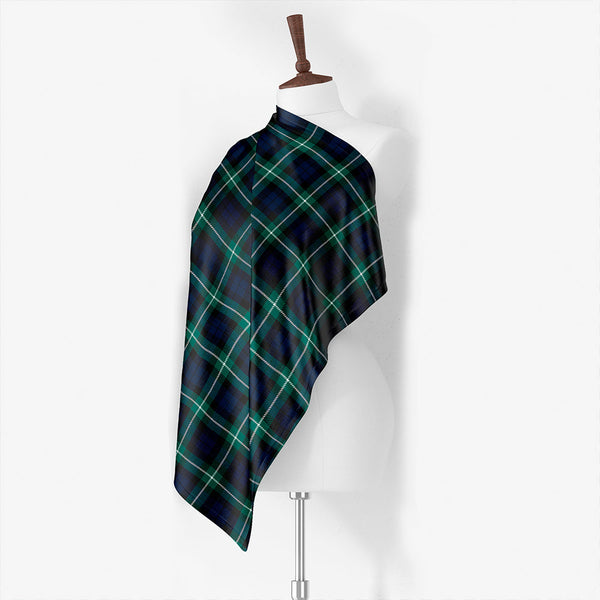 Argyle Campbell Modern Tartan Classic Silk Habotai Square Scarf