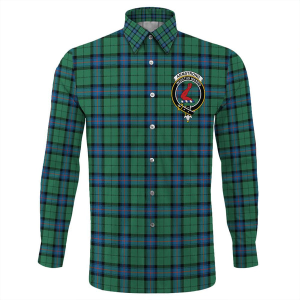 Armstrong Ancient Tartan Classic Crest Long Sleeve Button Shirt