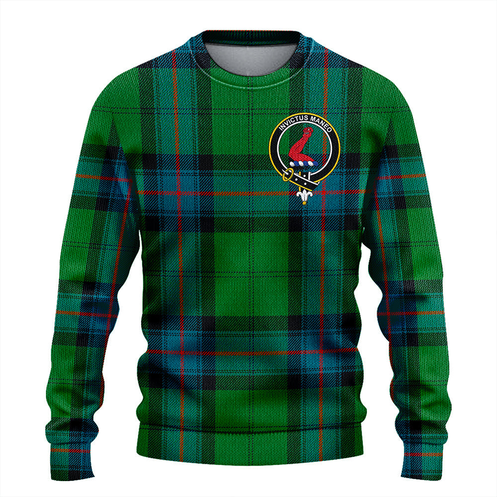 Armstrong Ancient Clan Badge Tartan Knitted Sweater