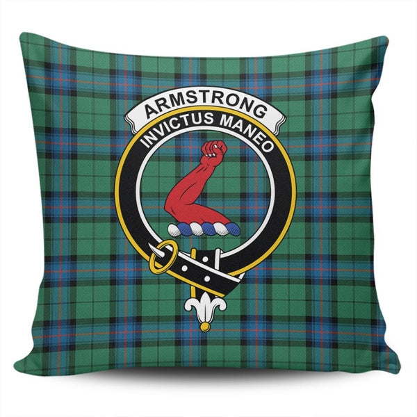 Armstrong Ancient Tartan Classic Crest Pillow Cover