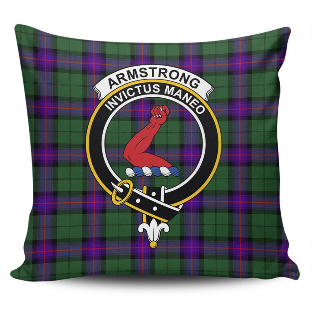 Armstrong Modern Tartan Classic Crest Pillow Cover