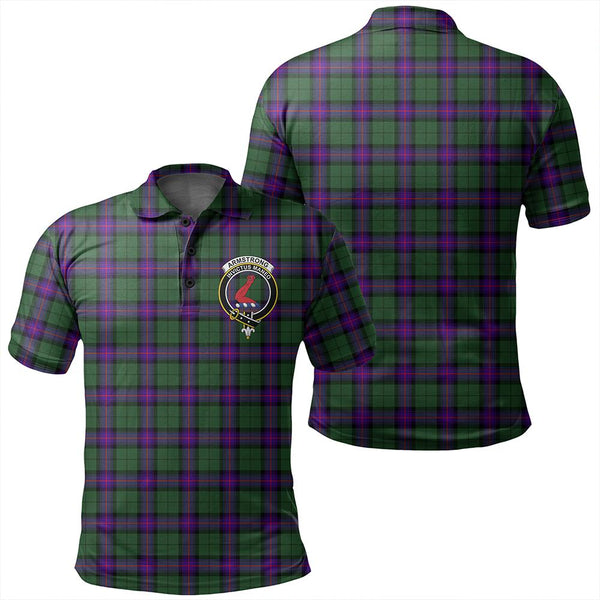 Armstrong Modern Tartan Classic Crest Polo Shirt