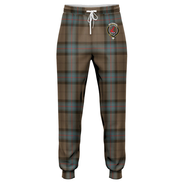 Armstrong Weathered Clan Badge Tartan Jogger Pants