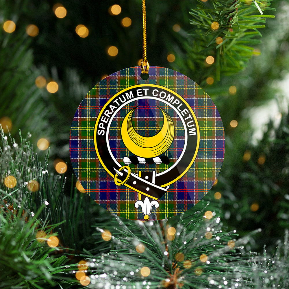 Arnott Clan Badge Tartan Plastic Christmas Ornaments